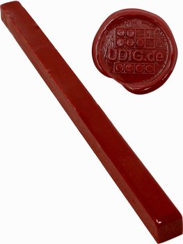 Siegellack Kirschrot, 1 Stange, 20 cm - Bank -