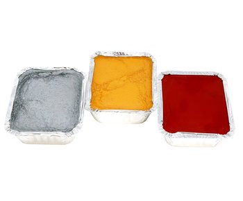 Siegelwachs in Aluschalen, 400 g, verschiedene Farben