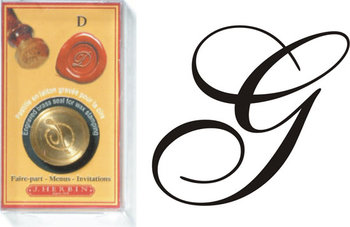 J. Herbin Siegelplatte Italic -G- rund