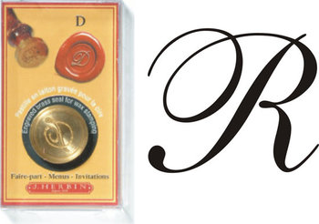 J. Herbin Siegelplatte Italic -R- rund