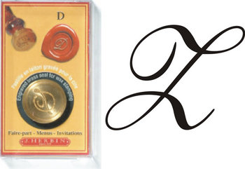 J. Herbin Siegelplatte Italic -Z- rund