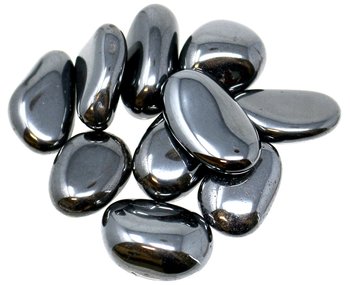 Hämatit Trommelsteine 200 g medium 2 bis 3 cm