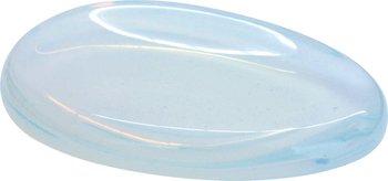Opalglas Daumenstein, 1 Stück, 5 cm - Worry Stone