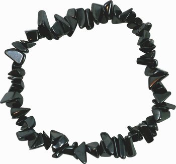 Hämatit Splitter-Armband, anthrazit