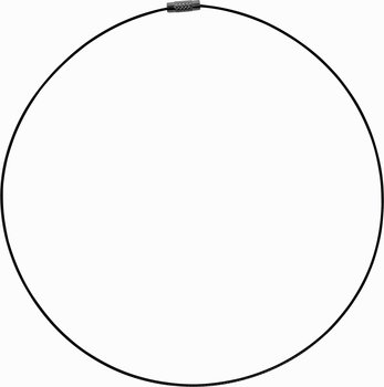 Metallreif, Stahlreif für Anhänger, ca. 44 cm mit Drehverschluss