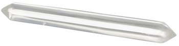 Bergkristall Doppelender Stab, 6 cm, 1 Stück
