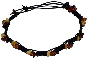 Bernstein Armband Shambala im Samtbeutelchen
