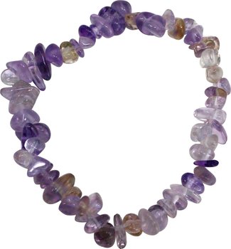 Ametrin Splitter-Armband, Amethyst in Verbindung mit Citrin