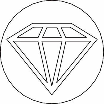 Siegelstempel Petschaft Diamant 24 mm