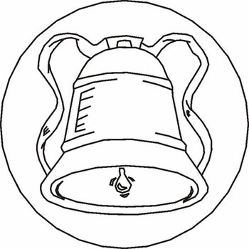 Siegelstempel Petschaft Glocke 24 mm