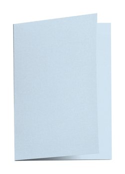 5 Blatt 210g Klappkarte Himmel Blau A6
