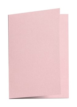 5 Blatt 210g Klappkarte Koralle A6
