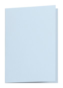 5 Blatt 210g Klappkarte Himmel Blau A5