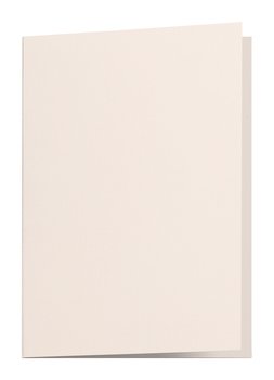 5 Blatt 210g Klappkarte Undine Creme A5