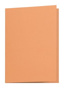 5 Blatt 210g Klappkarte Kurkuma Orange A5