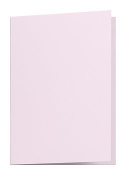 5 Blatt 210g Klappkarte Rosenöl Rosa A5