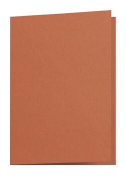 5 Blatt 210g Klappkarte Terrakotta A5