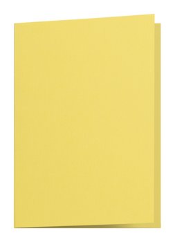 5 Blatt 210g Klappkarte Honigmelone Gelb A5